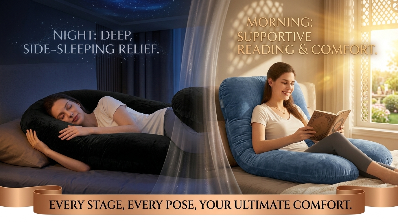 U-Shaped vs C-Shaped Pregnancy Pillows: Which One Helps You Sleep Better?